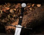 Medieval Battle Ready Sword With Scabbard