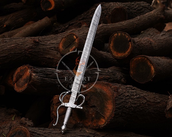 Damascus Steel Medieval Sword Damascus Steel Medieval Sword